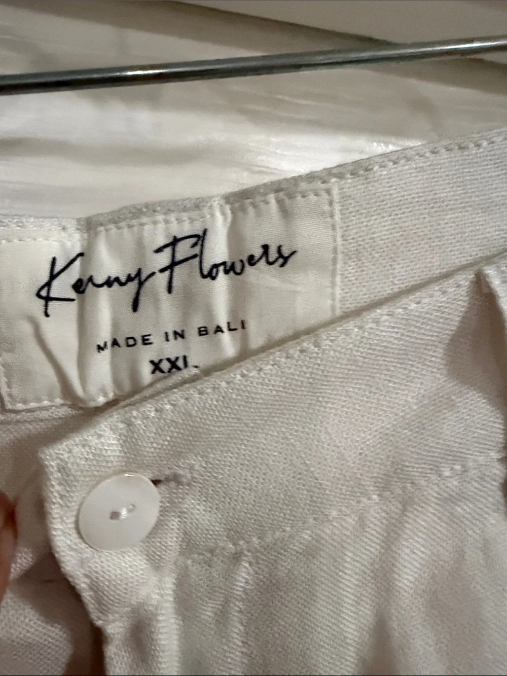 New NWT Kenny Flowers Men's Light Cream Linen Vacation Pants XXL 38